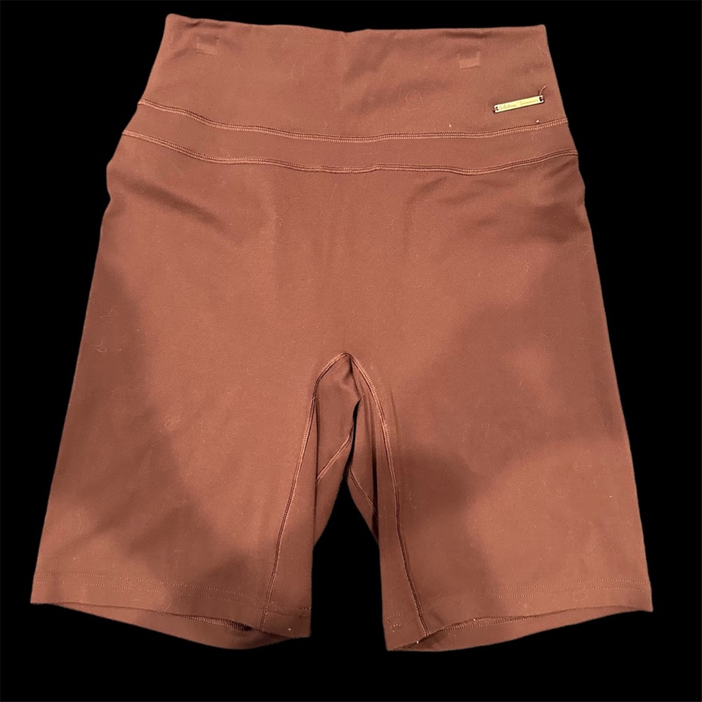 Gymshark x Whitney Brown Performance Bike Shorts High-Waisted